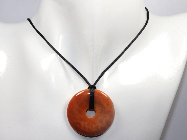 Preview: fire agate with cord
