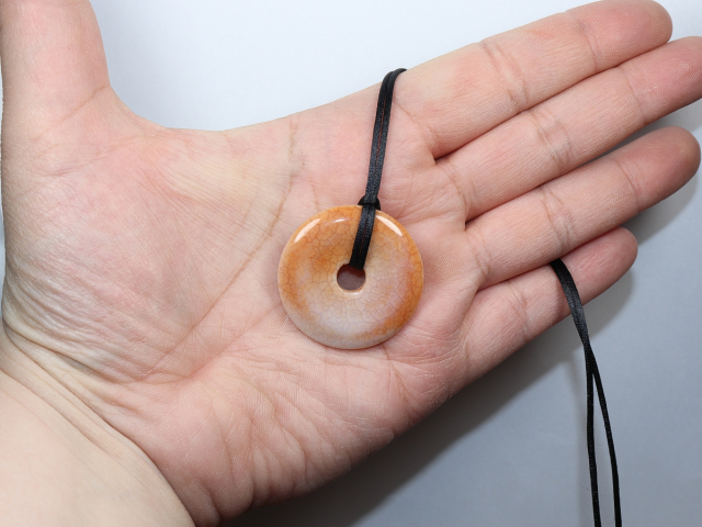 fire agate with cord