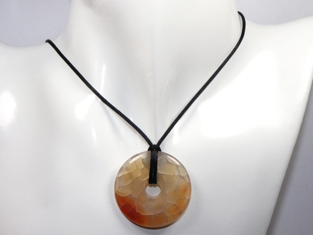 Preview: fire agate with cord
