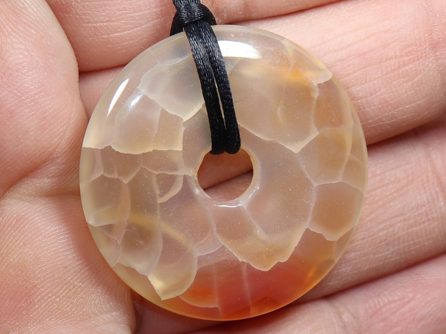 fire agate with cord