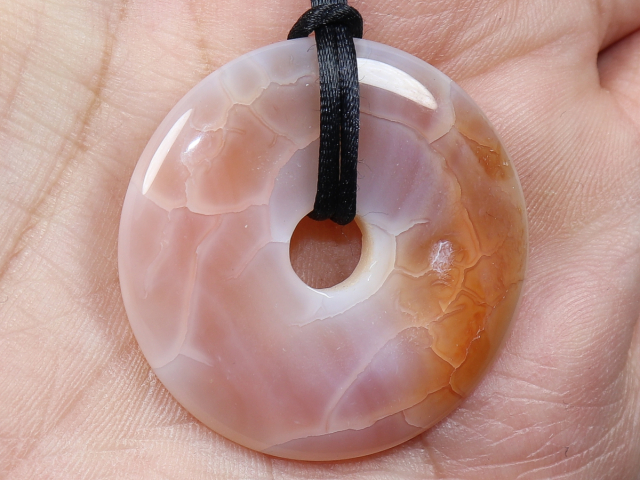 fire agate with cord