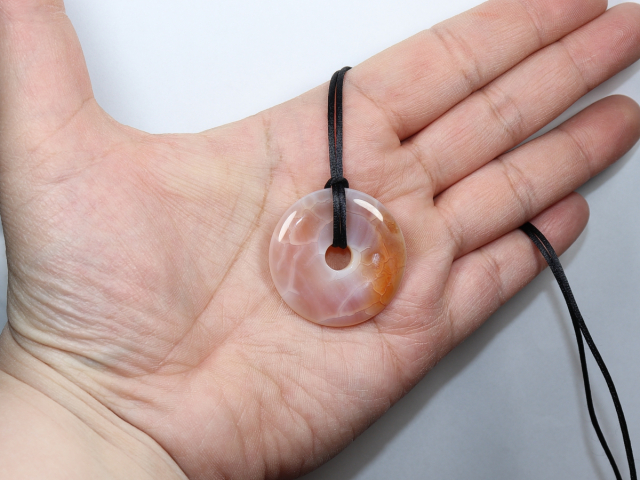 fire agate with cord
