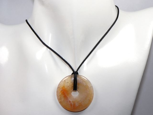 Preview: fire agate with cord