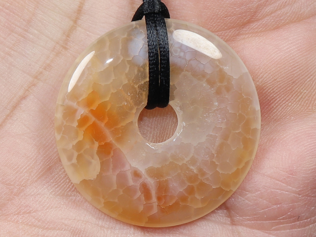 fire agate with cord