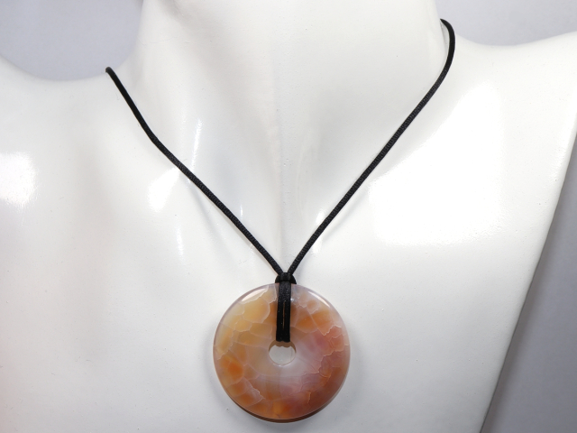 Preview: fire agate with cord