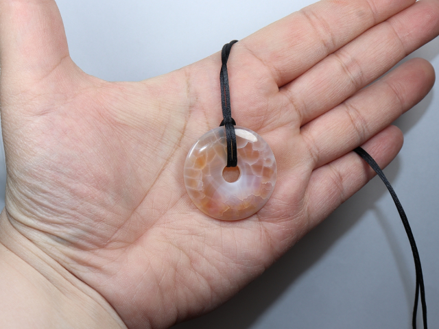 fire agate with cord