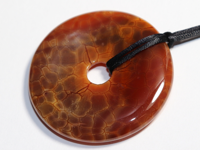 fire agate with cord