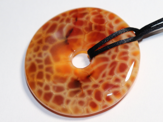 fire agate with cord