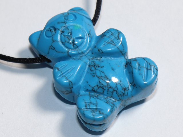 Preview: turquoise (rec.) with cord or silver 925