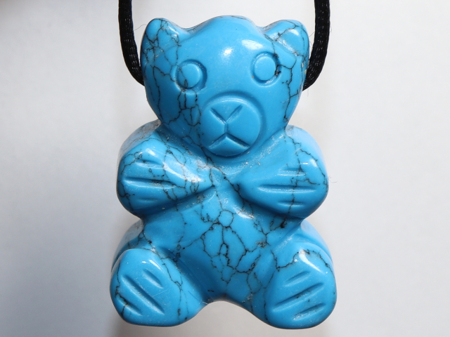 turquoise (rec.) with cord or silver 925