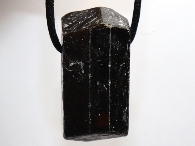 Preview: brown tourmaline (Dravite) with cord or silver 925
