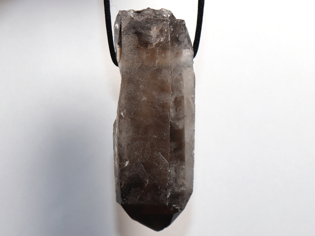 Preview: smoky quartz with cord or silver 925