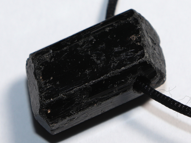 black tourmaline (Schorl) with cord or silver 925