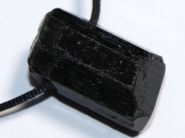 black tourmaline (Schorl) with cord or silver 925
