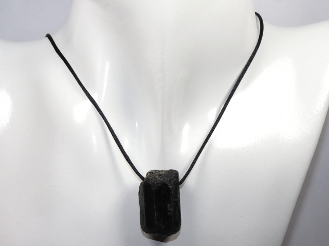 Preview: black tourmaline (Schorl) with cord or silver 925