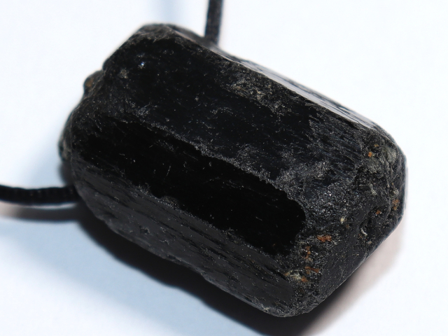 black tourmaline (Schorl) with cord or silver 925