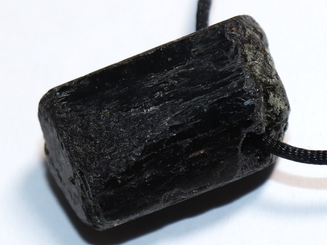 black tourmaline (Schorl) with cord or silver 925