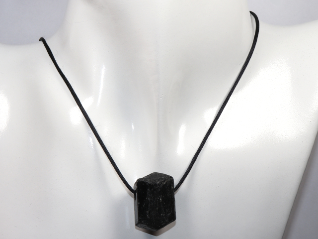 Preview: black tourmaline (Schorl) with cord or silver 925