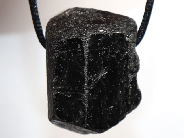 Preview: black tourmaline (Schorl) with cord or silver 925