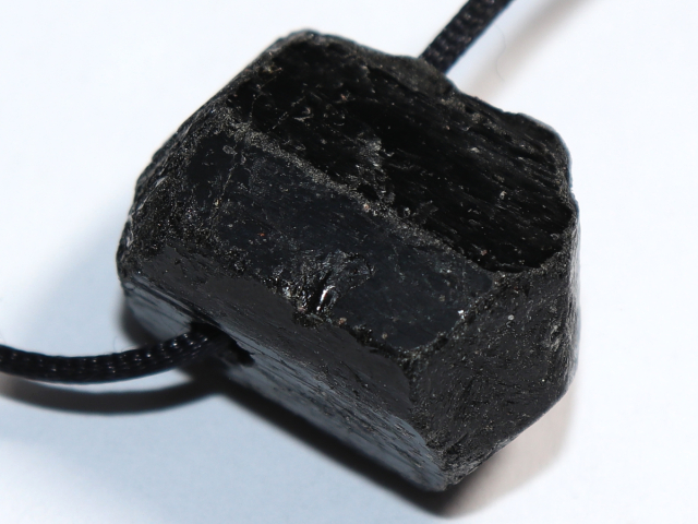 black tourmaline (Schorl) with cord or silver 925