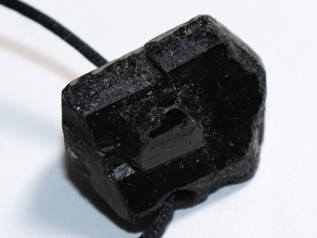 black tourmaline (Schorl) with cord or silver 925