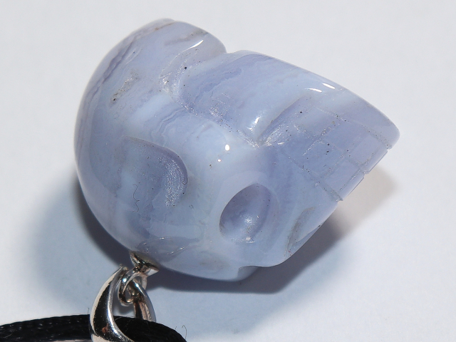 chalcedony with cord or silver 925
