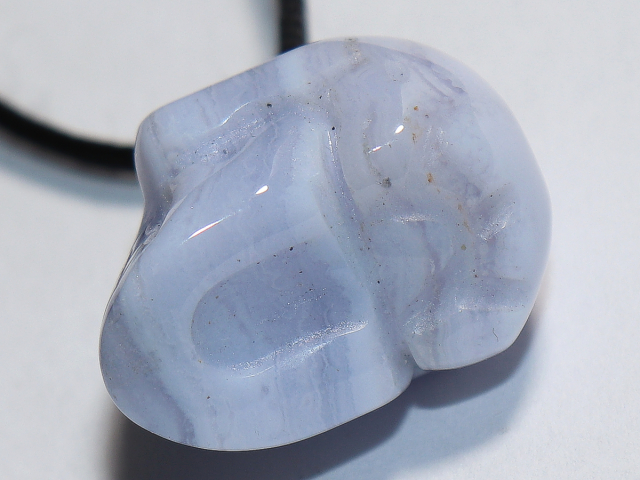 chalcedony with cord or silver 925