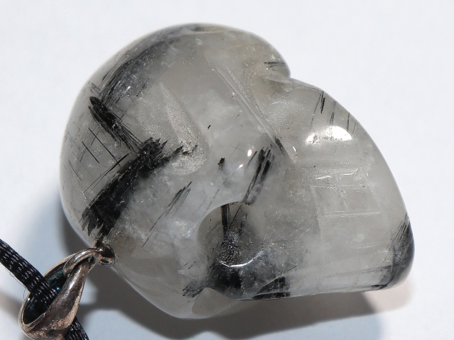 tourmaline quartz with cord or silver 925