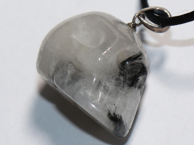 tourmaline quartz with cord or silver 925