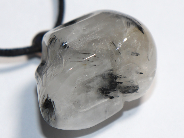 tourmaline quartz with cord or silver 925