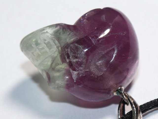 Preview: fluorite with cord or silver 925