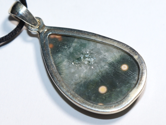 Ozeanjaspis mit Band oder Silber 925