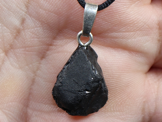 spinel with cord or silver 925