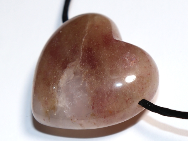 aventurine quartz with cord or silver 925