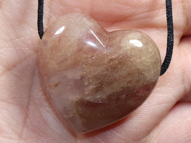aventurine quartz with cord or silver 925