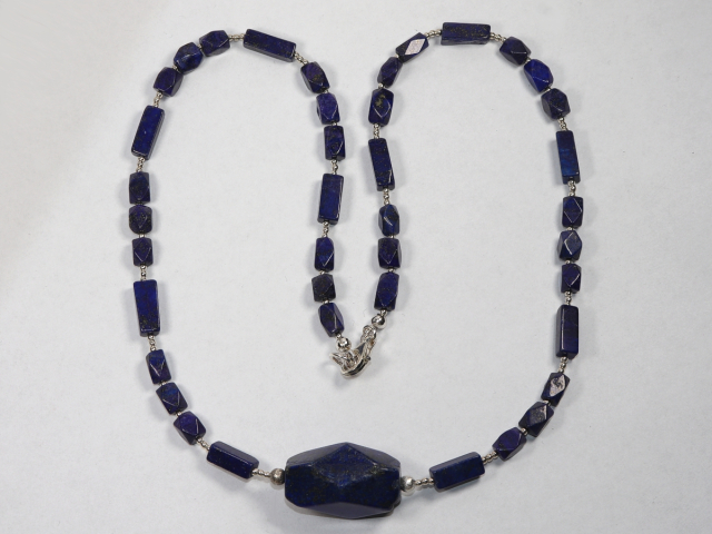 Preview: lapis lazuli with silver 925