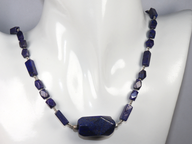Preview: lapis lazuli with silver 925