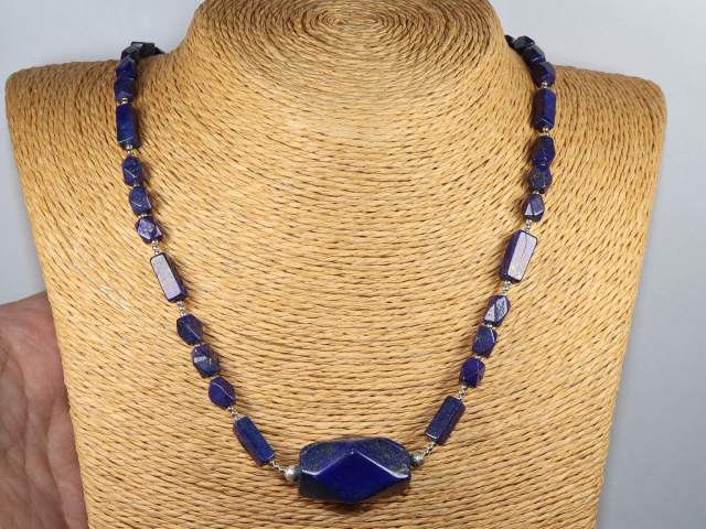 Preview: lapis lazuli with silver 925