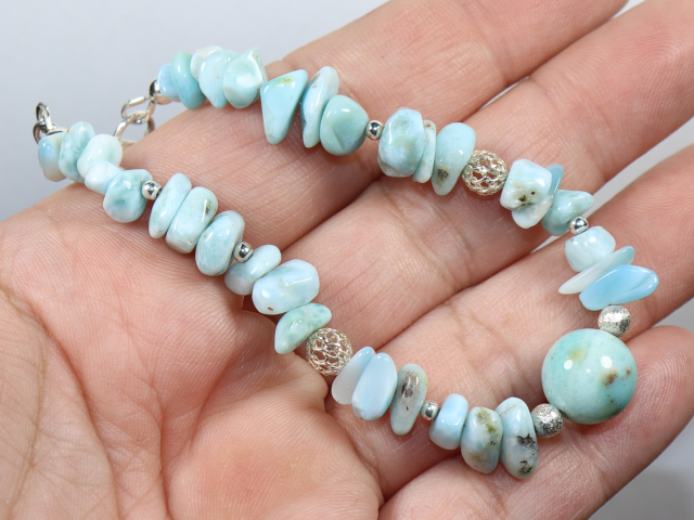 Preview: larimar with silver 925