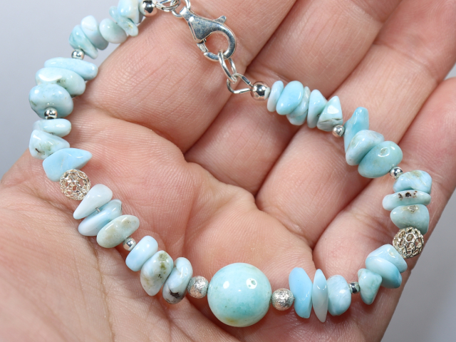 Preview: larimar with silver 925