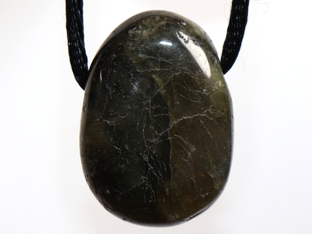 labradorite with cord or silver 925