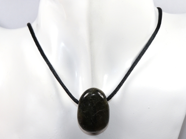 labradorite with cord or silver 925