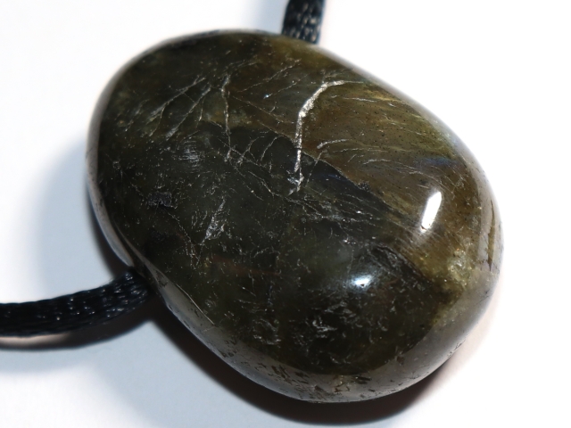 labradorite with cord or silver 925