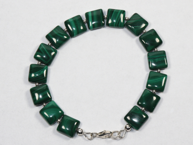 Preview: malachite with silver 925