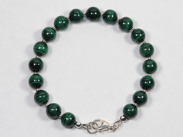 Preview: malachite with silver 925