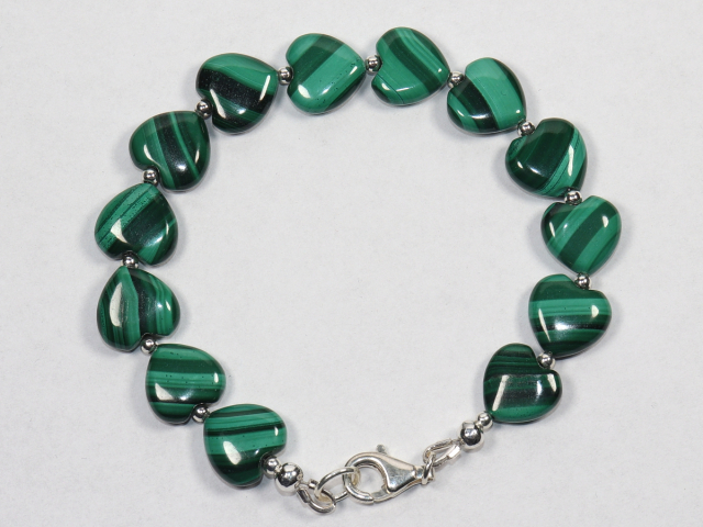 Preview: malachite with silver 925
