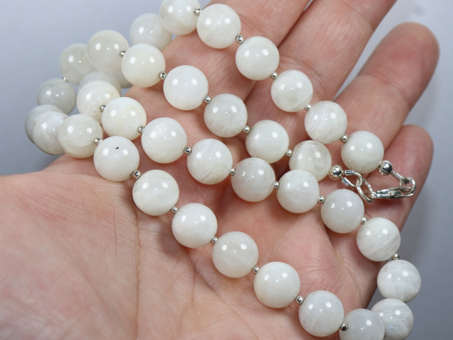 moonstone with silver 925