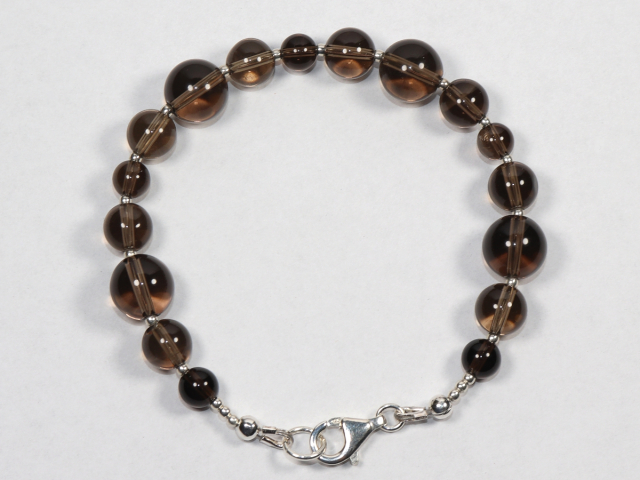 Preview: smoky quartz with silver 925