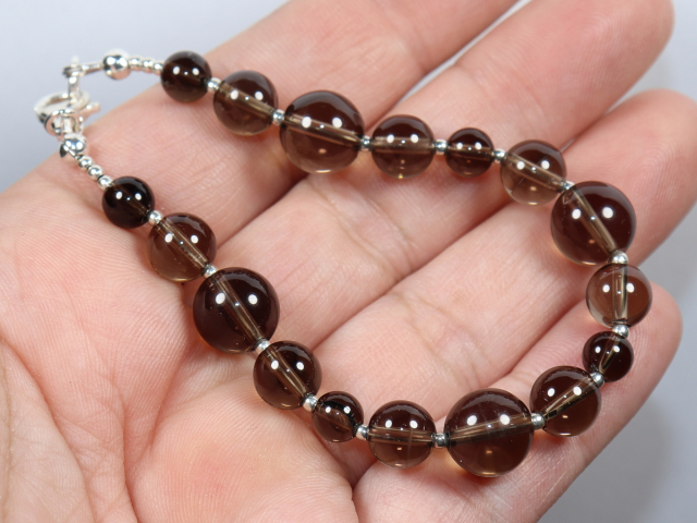 Preview: smoky quartz with silver 925