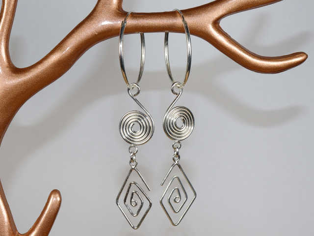 Ohrringe aus Silber 925
